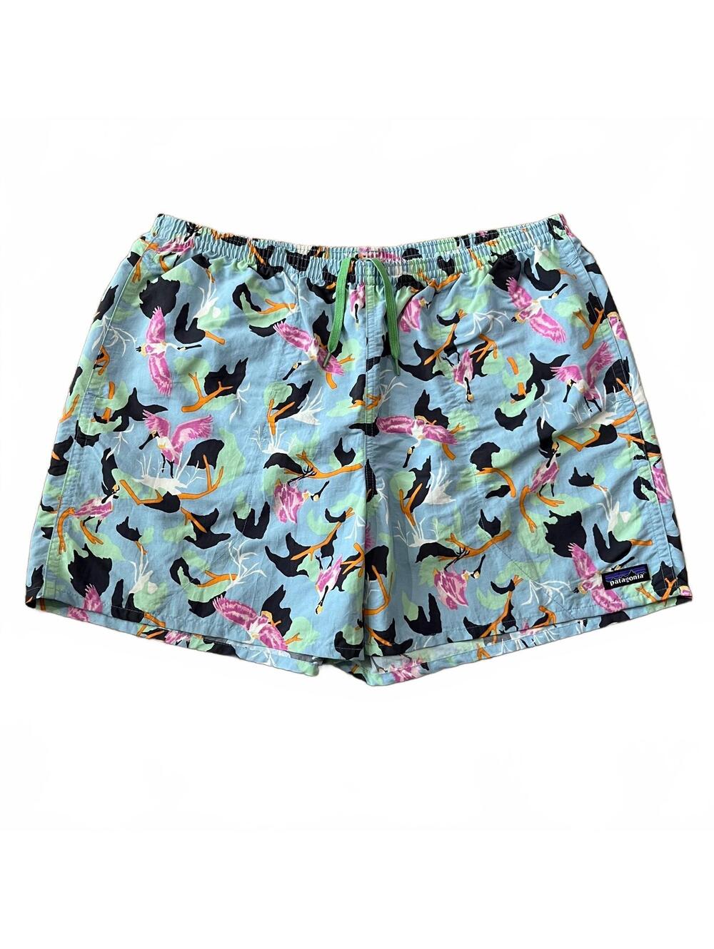 Patagonia Mens Baggies Shorts 5” Spoonbill Big Blue Sky Size XL